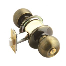 [CM-4609] Cerradura Cilíndrica para Baño BALL 40-S Yale 80020 Latón Antiguo