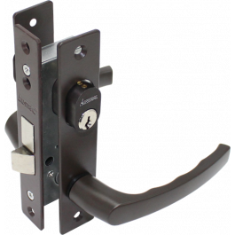 [CM-5349] Cerradura de Perfil Angosto 639 CD Negro Austral para Aluminio