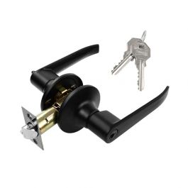 [CM-4005] Cerradura Tubular para Recámara TAMPICO Manija Negro MX5967 Phillips