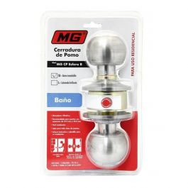 [CM-4126] Cerradura de Pomo para Baño SS MG Austral Acero Inoxidable