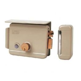 [CM-1268-C] Cerradura Eléctrica de Sobreponer X86B Tesa con Botón 12V