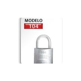 [CM-3196-C] Candado de Hierro Sólido Phillips 104 Doble Cerrojo Antipalanca