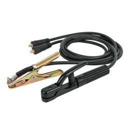 Cables para Soldadora Inversora 3/8" 10m Juego Portaelectrodo y Tierra