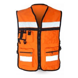 [CM-2430] Chaleco Ejecutivo Naranja CABEL