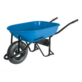 [CM-2672] Carretilla 5.5 ft³ Neumática Truper CAT-50ND 580kg para Obra