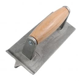 Rayador de Aluminio 3" Mango Madera Celta R para Concreto Fresco