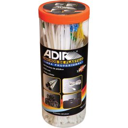 Cincho de Plástico Surtido 650 Pz Adir 1738 Distintas Medidas