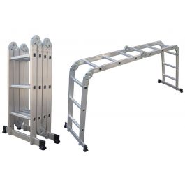 Escalera Multifuncional 3x4 Aluminio Adir AD-947 sin Charolas Andamio