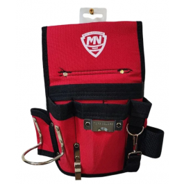 [CM-3766] Portaherramientas Poliéster Rojo McGuire-Nicholas 72500 Cinturón Obra