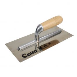 [CM-1763] Llana Inoxidable 11" Celta 88-INOX Mango Madera para Albañilería