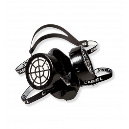 [CM-1801] Mascarilla con Arnés Cabel 2400 Reutilizable con Filtro Intercambiable