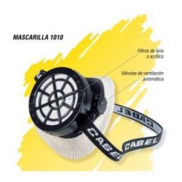 [CM-1748] Mascarilla para Polvo Cabel 1010 Reutilizable Nariz Metálica