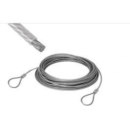 Cable de Acero Galvanizado con PVC 3/32" 15m Adir 13915