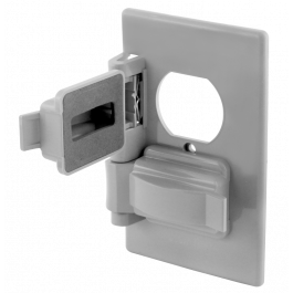 [CM-1657] Placa de plástica dúplex 4521 Adir para Apagador o Contacto