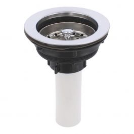 [CM-1699] Contra canasta ABS con tubo de polipropileno 2099 Adir 1699 para Lavabo y...
