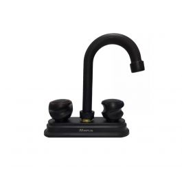 [CM-1684] Mezcladora Para Lavabo Negro Mate 16020 Maxflu