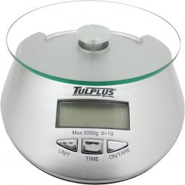 [CM-885] Báscula Digital Comercial 5 kg con Charola de Vidrio Adir AD-1609