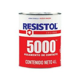 Resistol 5000 Pegamento de Contacto 4 L para Carpintería y Obra