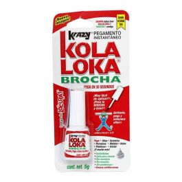 [CM-2102] Kola Loka Pegamento con Brocha 5 g Aplicador Secado Rápido
