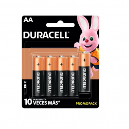 [CM-1866] Pila AA Alcalina Duracell 5 Piezas 1500