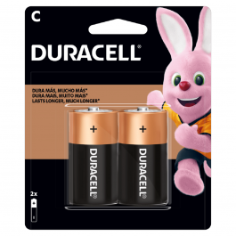 [CM-1867] Pila C Alcalina Duracell 2 Piezas 1400