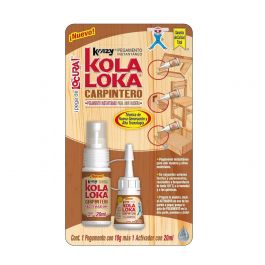 Pegamento para Madera 10g con Activador 20ml Kola Loka