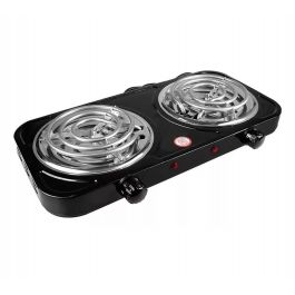 [CM-2176] Parrilla Eléctrica 2 Quemadores 2000W Shtark SHT-PEN-2 para Cocina