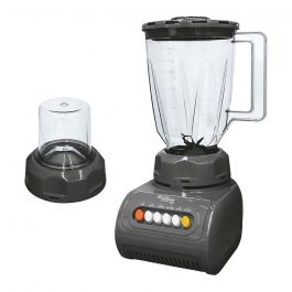 Licuadora 2 en 1 Negra Deco Hogar 12807 con Vaso Portátil