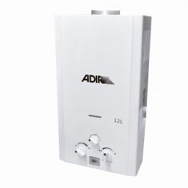 Calentador de Agua 12L Paso Adir 13101 a Gas para Baño y Cocina