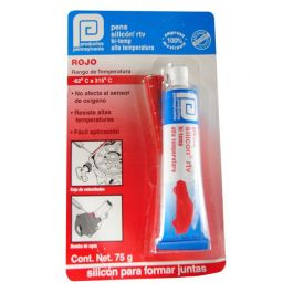 [CM-1229] Silicón Rojo Auto 75 ml Pennsylvania Pens Hi Tempo Resistente al Calor