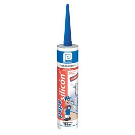 [CM-1073] Silicón Pepe Transparente 280 ml Pennsylvania Sellador Multiusos