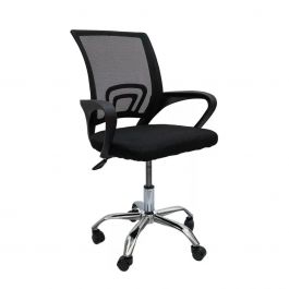 [CM-5520] Silla de Oficina Ergonómica Malla Negra Cuory CUO-SORM3 Respaldo Transpirable