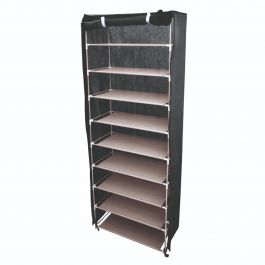 [CM-5528] Zapatera Organizador 9 Niveles Deco Hogar 12891 Armable con Cierre
