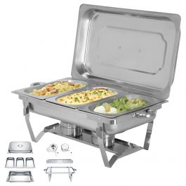 Charolas Buffet 3 Pzs 12 L Shtark SHTCBAI Chafer Acero Inoxidable