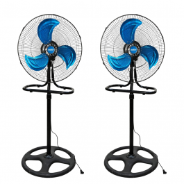 [CM-3995] Ventilador 3 en 1 18" Metálico 2 Pzs Redbo RB-FS-18 Piso y Pared