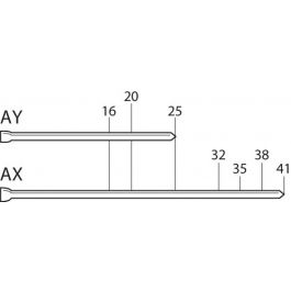 Clavillos Galvanizados 3/4" 5000 Pz Senco AX11 Calibre 18 para Molduras