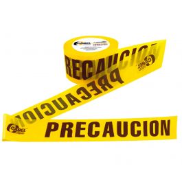 Cinta de Precaución Amarilla 300 m Cabel para Señalización de Obra