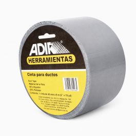 [CM-649] Cinta de Ducto 48mm x 27m Adir 1258 Gris Adhesiva Reforzada