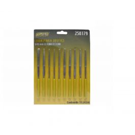 Set de Limas para Joyero 10 Piezas OBI 258179 Acabado Fino