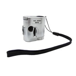[CM-4688] Microscopio Mini Portátil 60X con LED OBI 9592 Inspección