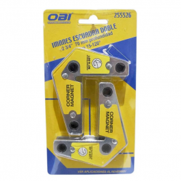 [CM-4719] Imán Escuadra para Soldar Esquinas 3" 11kg OBI 255526