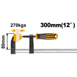[CM-3584] Sargento para Madera 12" Ingco HFC020802 Prensa de Carpintero