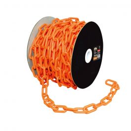 Cadena Plástica de Señalización Naranja 5/16" 25m Adir 17673