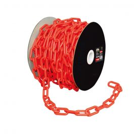 Cadena Plástica de Señalización Roja 5/16" 25m Adir 17671