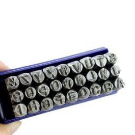 [CM-470] Juego de Letras de Golpe 1/4" 27 Pz OBI 278118 Acero Templado