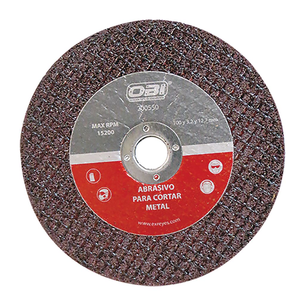 Disco Abrasivo Corte Metal T1 100×13 mm OBI