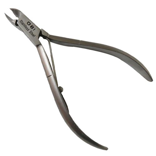 [OB-202509] Alicate Cutícula Mano 4" Corte Medio Sencillo Acero Inoxidable OBI