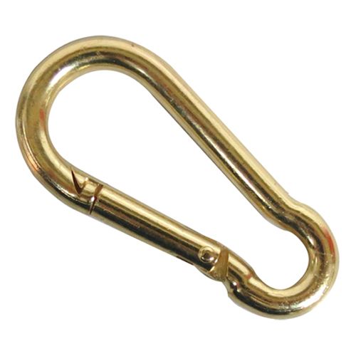 [OB-206388] Mosquetón Dorado 5 cm OBI paq. 50 pzas