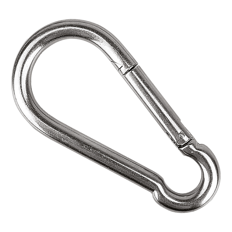 [OB-206341] Mosquetón Inox. 8 cm OBI