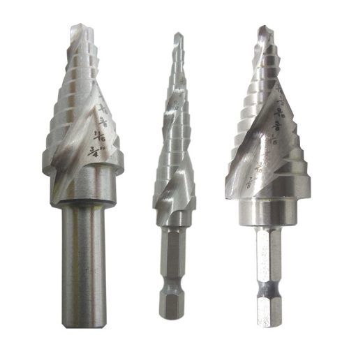 [OB-211150] Kit Brocas Escalonadas OBI 1/8"-7/8" 3 pzas Acero A/V